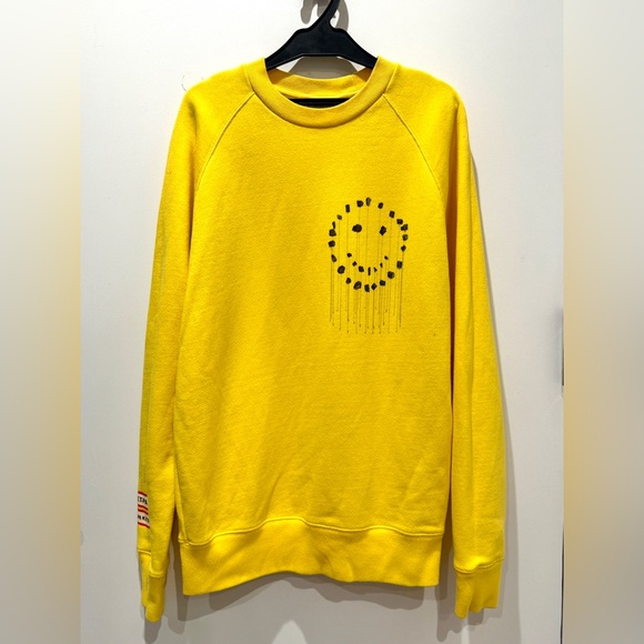 MAISON KITSUNE Other - MAISON KITSUNE x TOILETPAPER Limited Edition Crewneck Sweatshirt Smiley Design